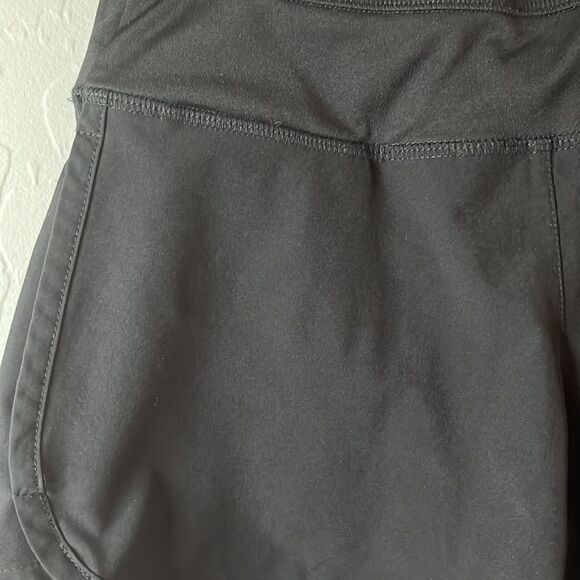 Court Shorts Black Attached Panty Front Pockets Size Petite Small Spandex Blend - Picture 4 of 10